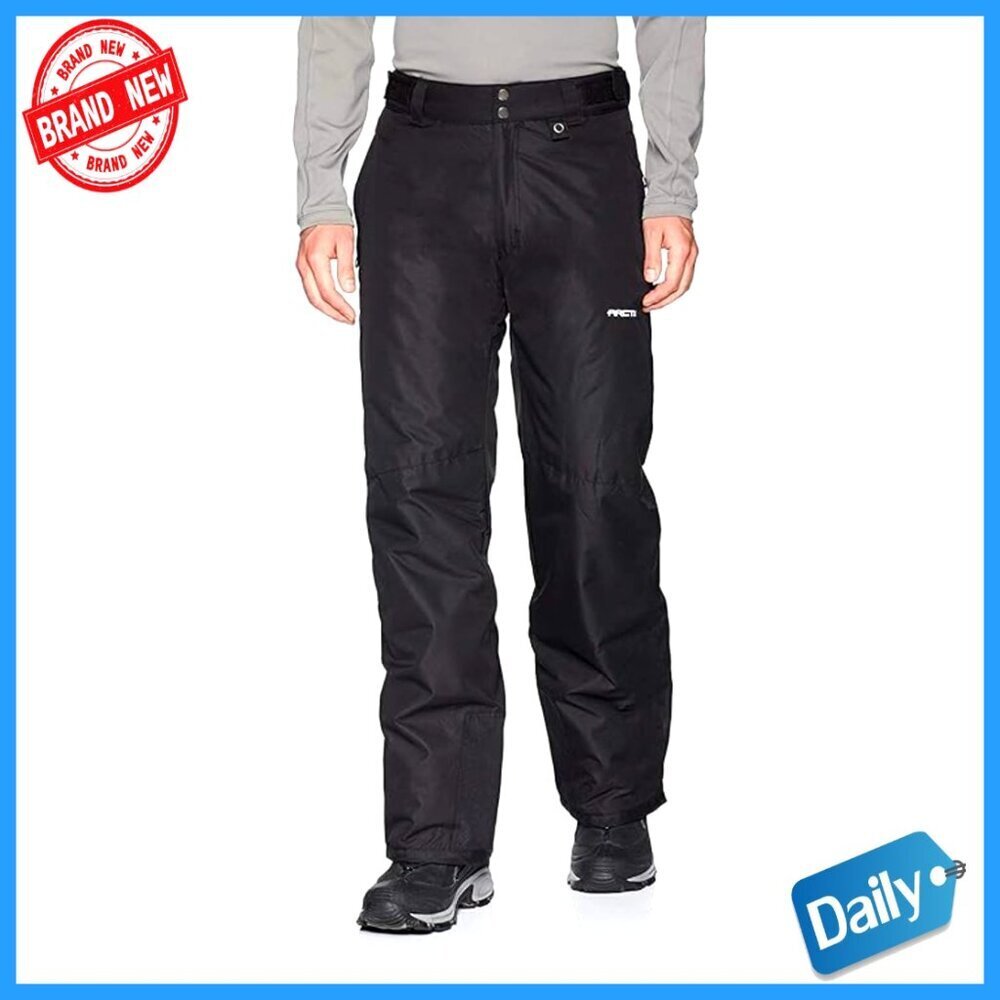 Men's Snow Pants Waterproof Insulated Ski Wear Adjustable Waist Relaxed Fit